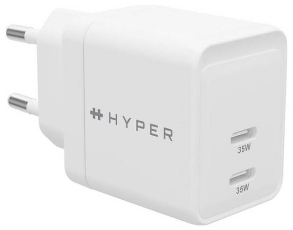 Targus HyperJuice sieťový adaptér / napájanie do interiéru, 2 x 2x USB-C®, HJG35EU