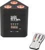Eurolite 41700510 AKKU TL-3 QCL RGB+UV Trusslight LED projekčný efektový reflektor Počet LED:3 4 W