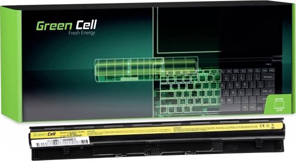 Batéria do notebooku značky Green Cell, model MS03 (6600mAh, 10,8V) v obale s nápisom "Green Cell Fresh Energy".