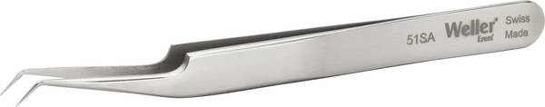 Weller Erem® 51SA jemná pinzeta   špicatý, zahnutý 30°, extra jemný 115.00 mm