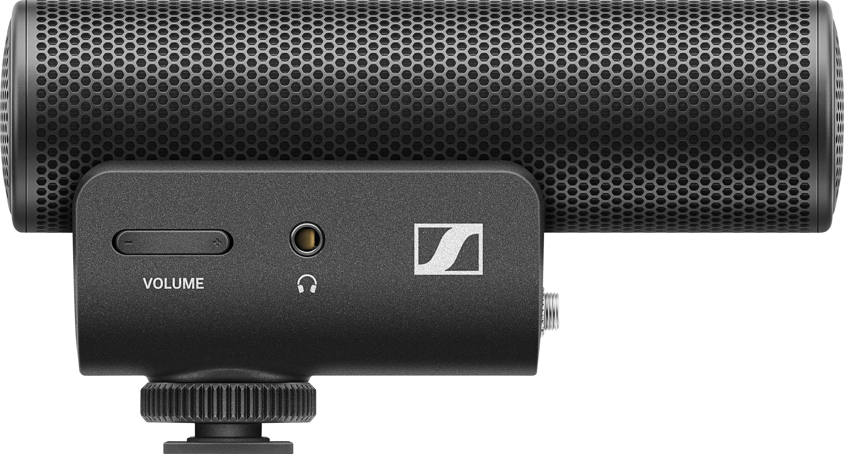 Sennheiser mke 400 Microfono per telecamera Tipo di trasmissione (dettaglio):Cablato incl. protezione vento, incl. cavo, incl. borsello Microfono TRS 