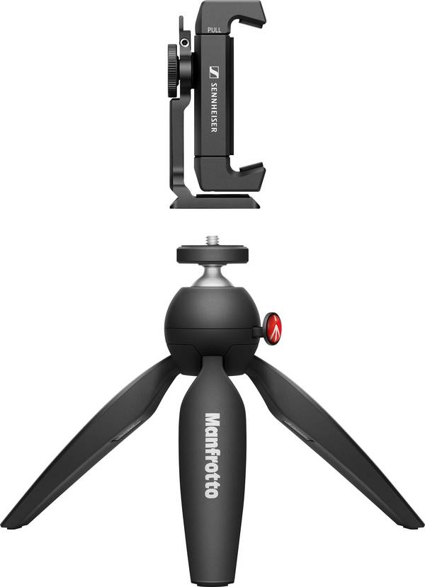 Sennheiser Mobile Kit sada statívu 1/4" Min./max.výška=13.5 cm čierna vr. držiaku smartphonu
