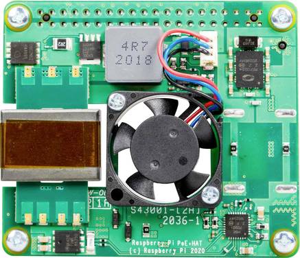 Raspberry Pi® PoE+ Hat HAT modul Vhodné pre: Raspberry Pi® 3 B+