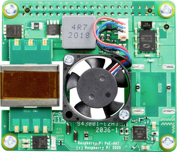 Raspberry Pi® PoE+ Hat