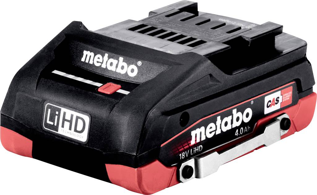 Metabo LiHD Akkupack DS 18 V - 4,0 Ah AIR COOLED 624989000 Batteria per elettroutensile 18 V 4.0 Ah Li-Ion