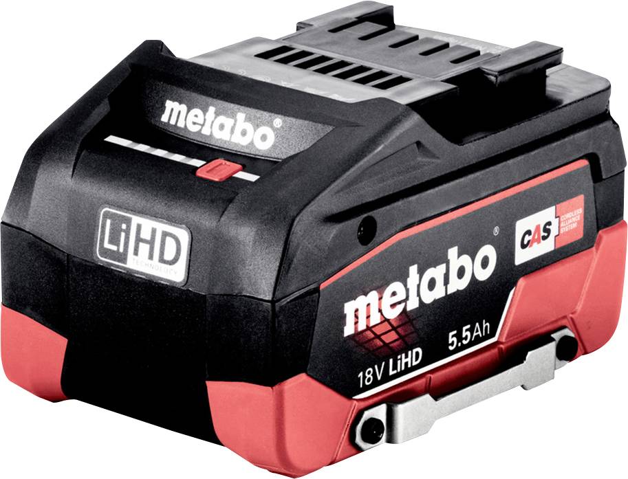 Metabo DS LIHD 624990000 Batteria per elettroutensile 18 V 5.5 Ah Li-Ion