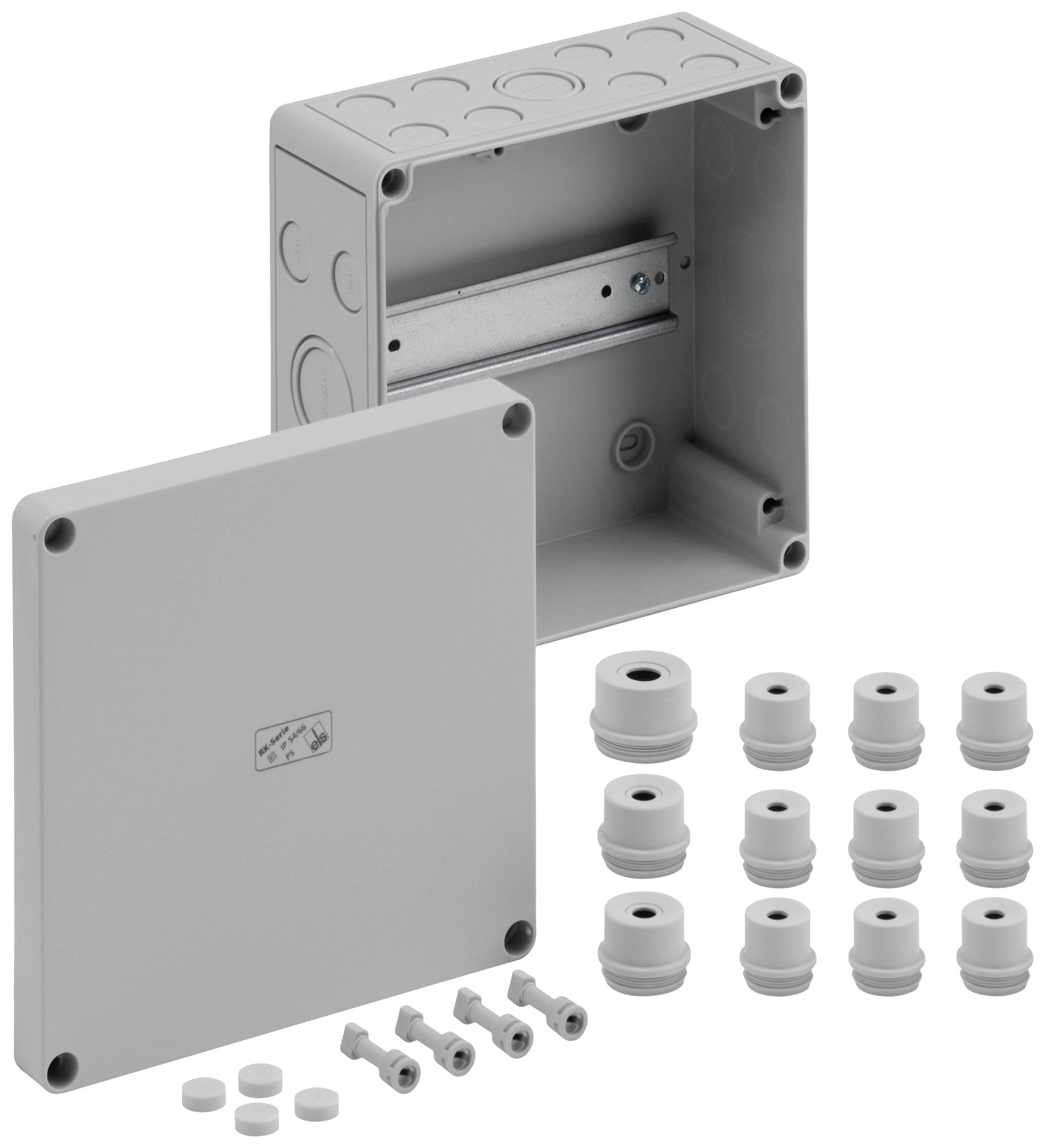 Spelsberg RKi 4/18-L Serieklemmen-behuizing 180 x 182 x 90 Kunststof Grijs 1 stuk(s) afbeelding