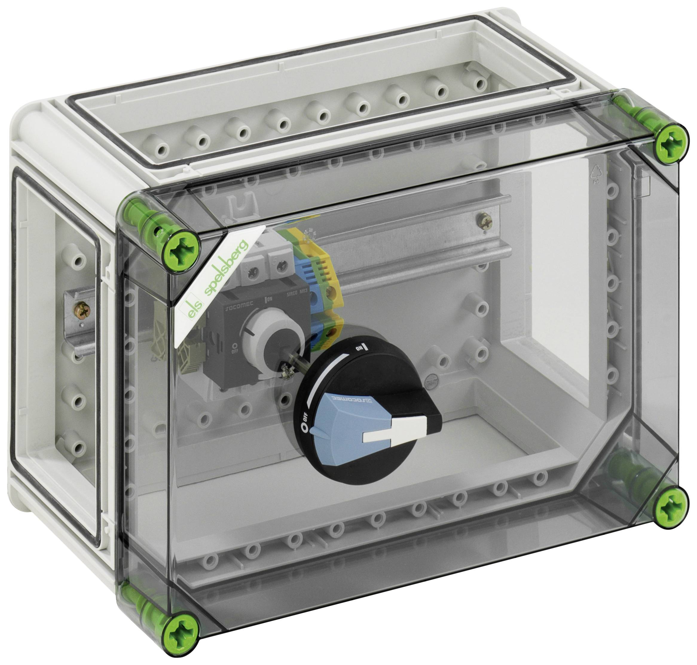 Spelsberg GTE 106 Belastningsskillekontakt 1 stk Koblingsspænding (max.): 690 V/AC (B x H x T) 320 x 220 x 179 mm