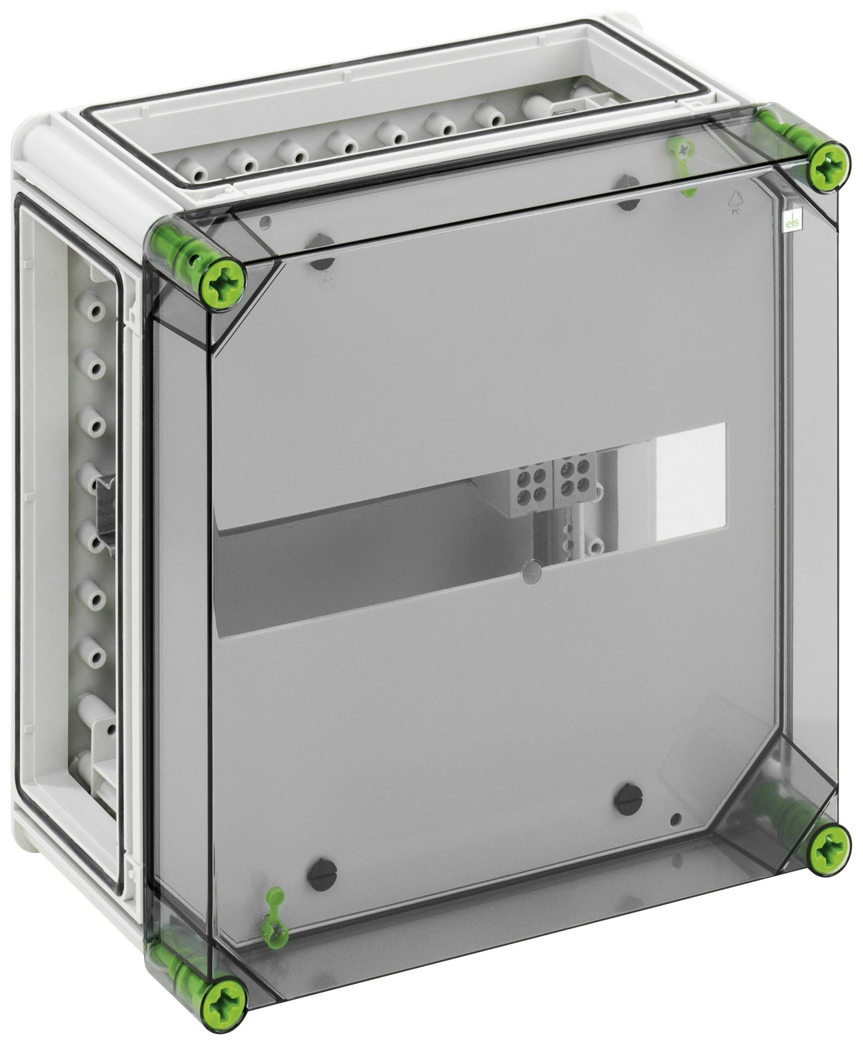 Spelsberg 2000201 GTi 2 VS-KD-t Lille fordelingstavle Antal delinger = 14 Antal rækker = 1 Indhold 1 stk