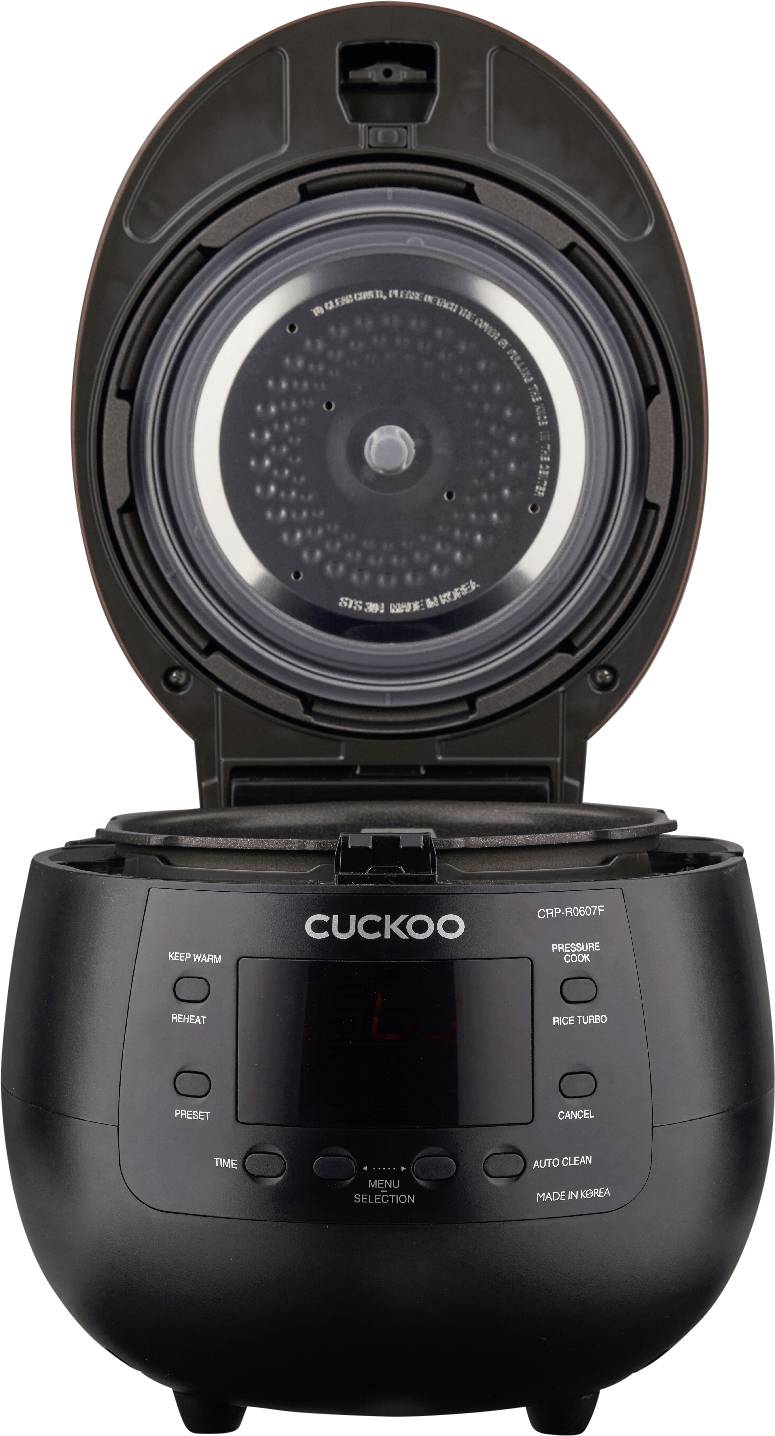 Cuckoo CRP-R0607F Cuoci riso Nero, Marrone ruggine con funzione vapore