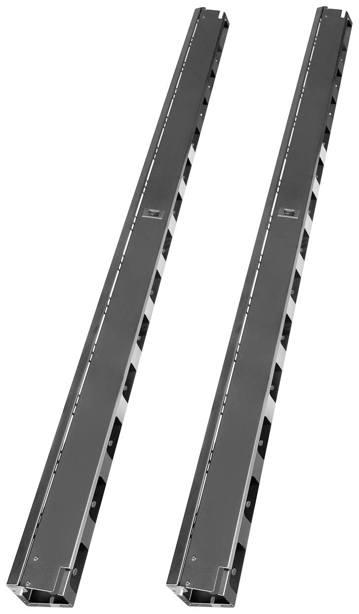 Digitus DN-19 ORG-42U-B 19 pollici Supporto ferma cavo 42 U Adatto per profondità armadio: da 300 mm Nero, Nero (RAL 9005)