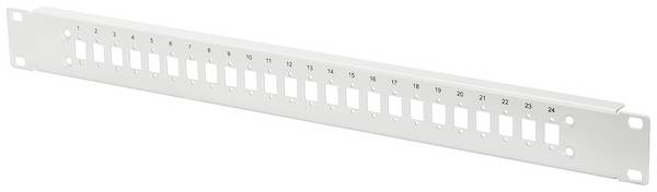 Digitus DN-96207-AL Čelná záslepka pre optické vlákna  skleněná vlákna 1 U