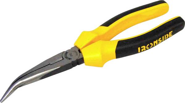 IRONSIDE 121375 pre elektroniku a jemnú mechaniku telefónne kliešte 45 ° zahnuté 200 mm