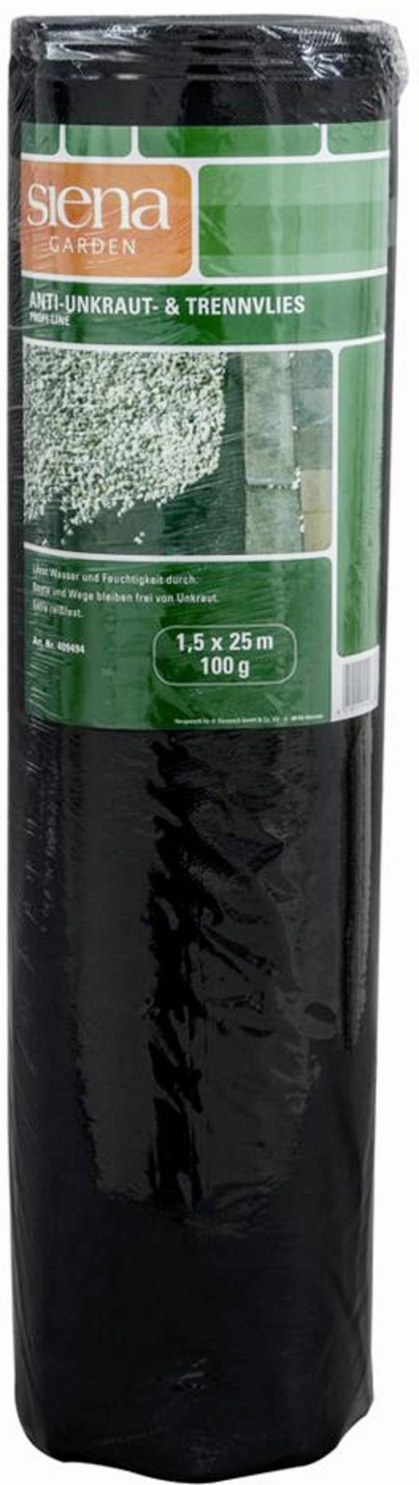 Siena Garden 409494 Fleece proti burine 100 g na rolke, rozmery: 1,5 x 25 m 37.5 m²