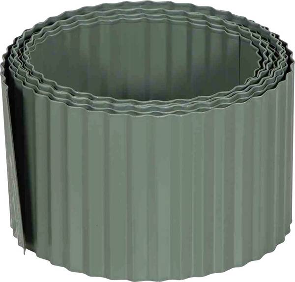 Siena Garden 557097 Kovové lemovanie trávnika, zelené 6 mx 150 mm, zelené 1 ks