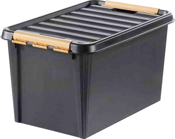 Orthex 3196090 úložný box, (d x š x v) 59 x 39 x 34 cm, čierna, 1 ks