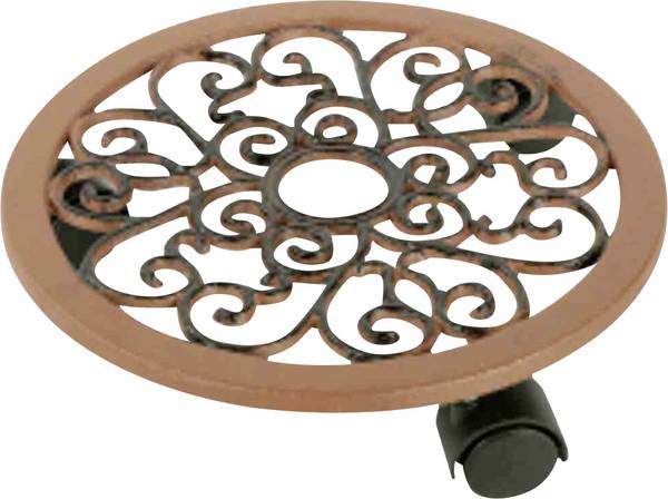 Siena Garden J41409  prepravná plošinka s kolieskami, materiál litina , max. 60 kg, 30 cm x 30 cm