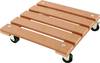 Siena Garden J41403 prepravná plošinka s kolieskami, materiál WPC, max. 60 kg, 30 cm x 30 cm