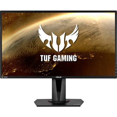 Monitor ASUS zobrazuje pozadie s vesmírom a Zemou. Na obrazovke je logo a nápis 'TUF Gaming'.