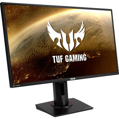 Herný monitor ASUS zobrazuje logo TUF Gaming pred pozadím vesmíru a Zeme.