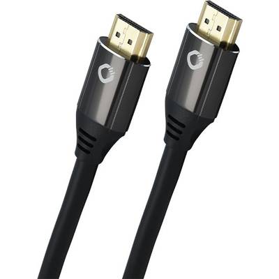 Oehlbach HDMI prepojovací kábel Zástrčka HDMI-A, Zástrčka HDMI-A 3.00 m čierna D1C92495 Ultra HD (8K), pozlátené kontakt