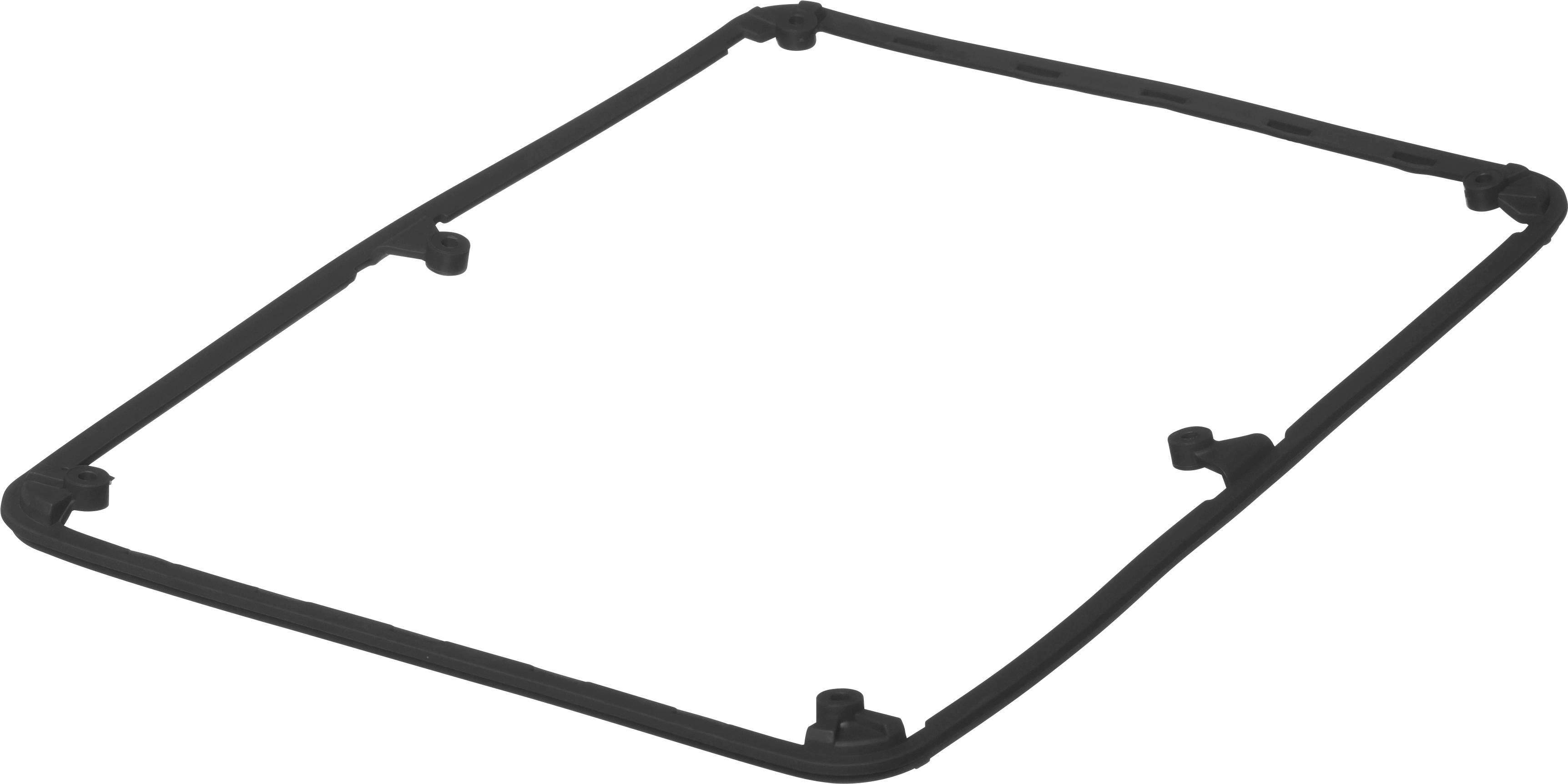 Bopla BOP 10.1 DI Bopad IP65 Dichtung - 9005 Guarnizione decorativa TPE (miscela speciale inodore di gomma) Nero (L x L x A) 286 x 199 x 11.4 mm 1 pz.