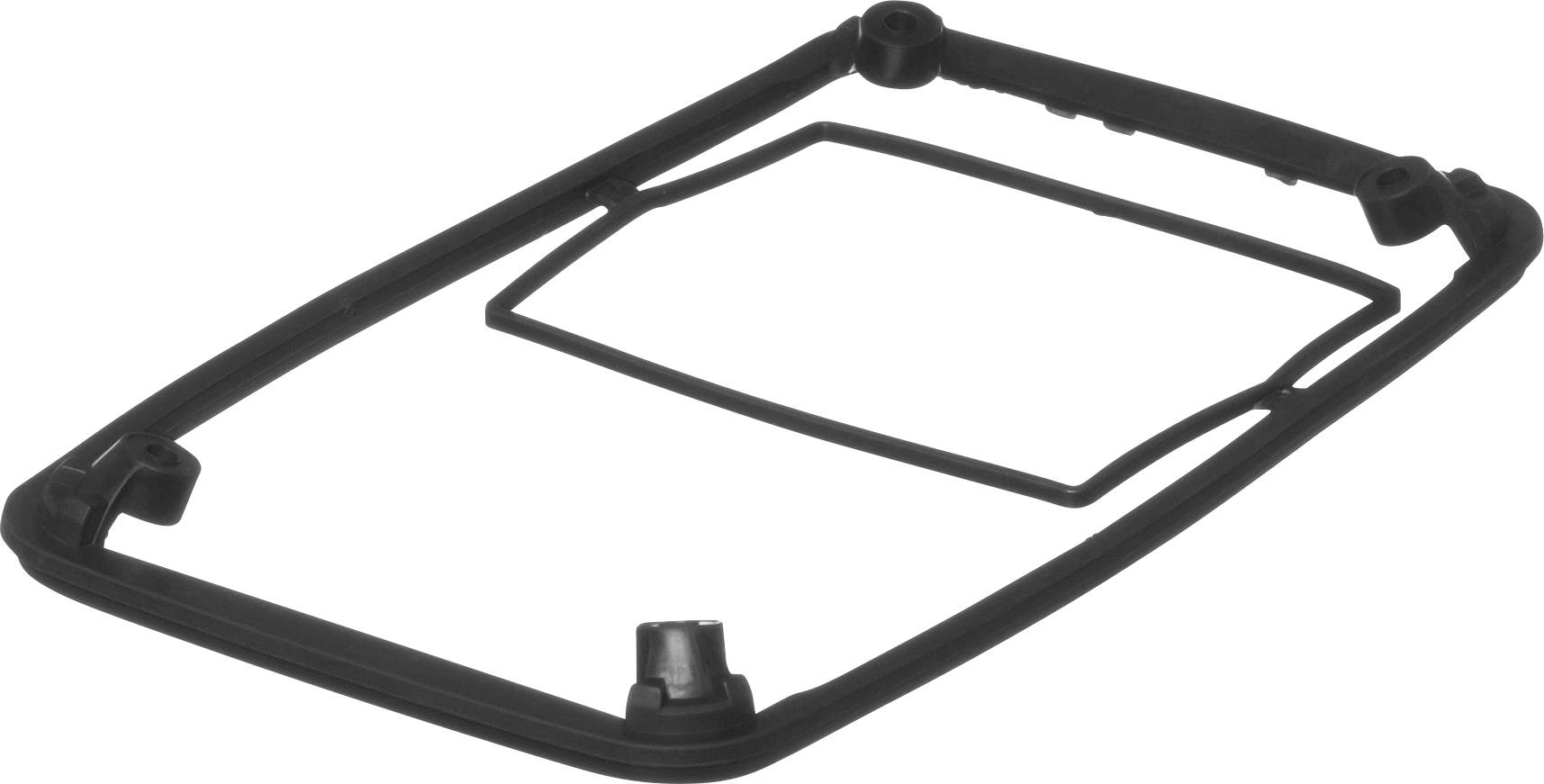 Bopla BOP 700 DI Bopad IP65 Dichtung - 9005 TPE (geurloos rubbermengsel) Zwart (l x b x h) 166 x 91 x 14.2 mm 1 stuk(s) afbeelding