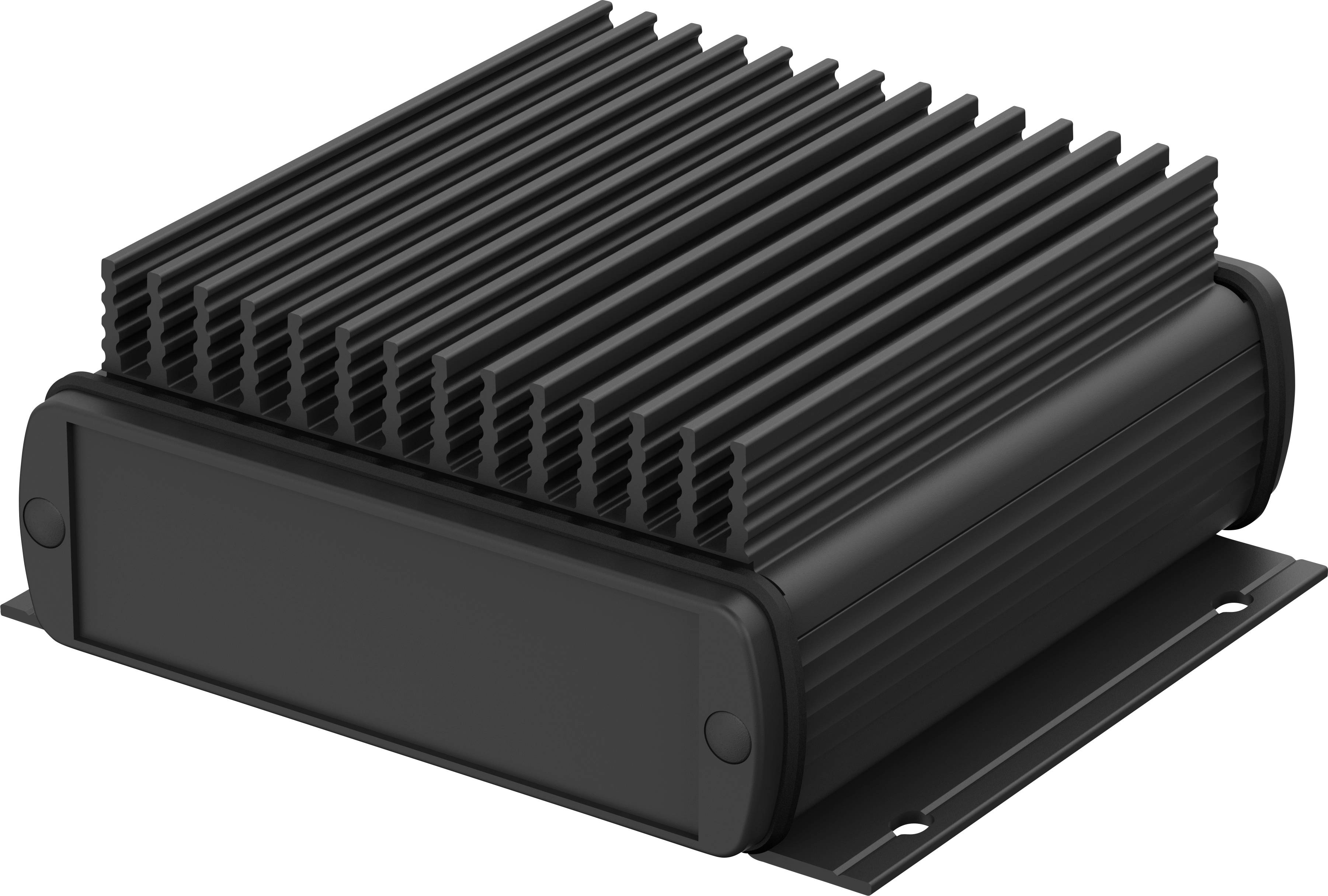 Bopla ABPH 1000-0100 KWL ALUBOS_SET 84410100.HMT1 Flenskoellichaambehuizing 140 x 125 x 60 Aluminium Zwart (RAL 9005) 1 stuk(s) afbeelding