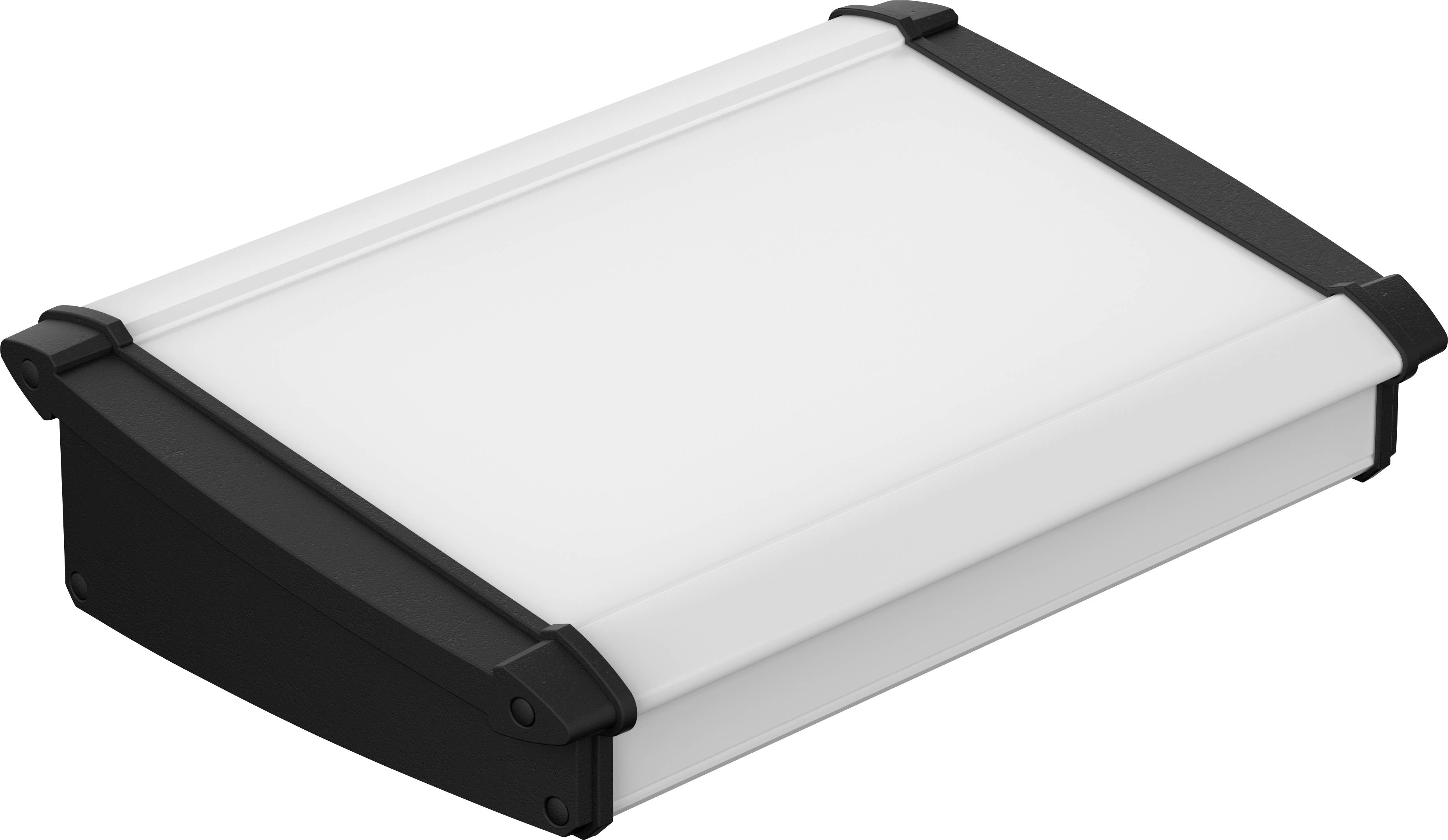 Bopla ATPH 1865-0250 ALU-TOPLINE_SET Contenitore da banco (L x L x A) 181.2 x 250 x 68.2 mm Alluminio, ABS Naturale, Nero (RAL 9005) 1 pz.