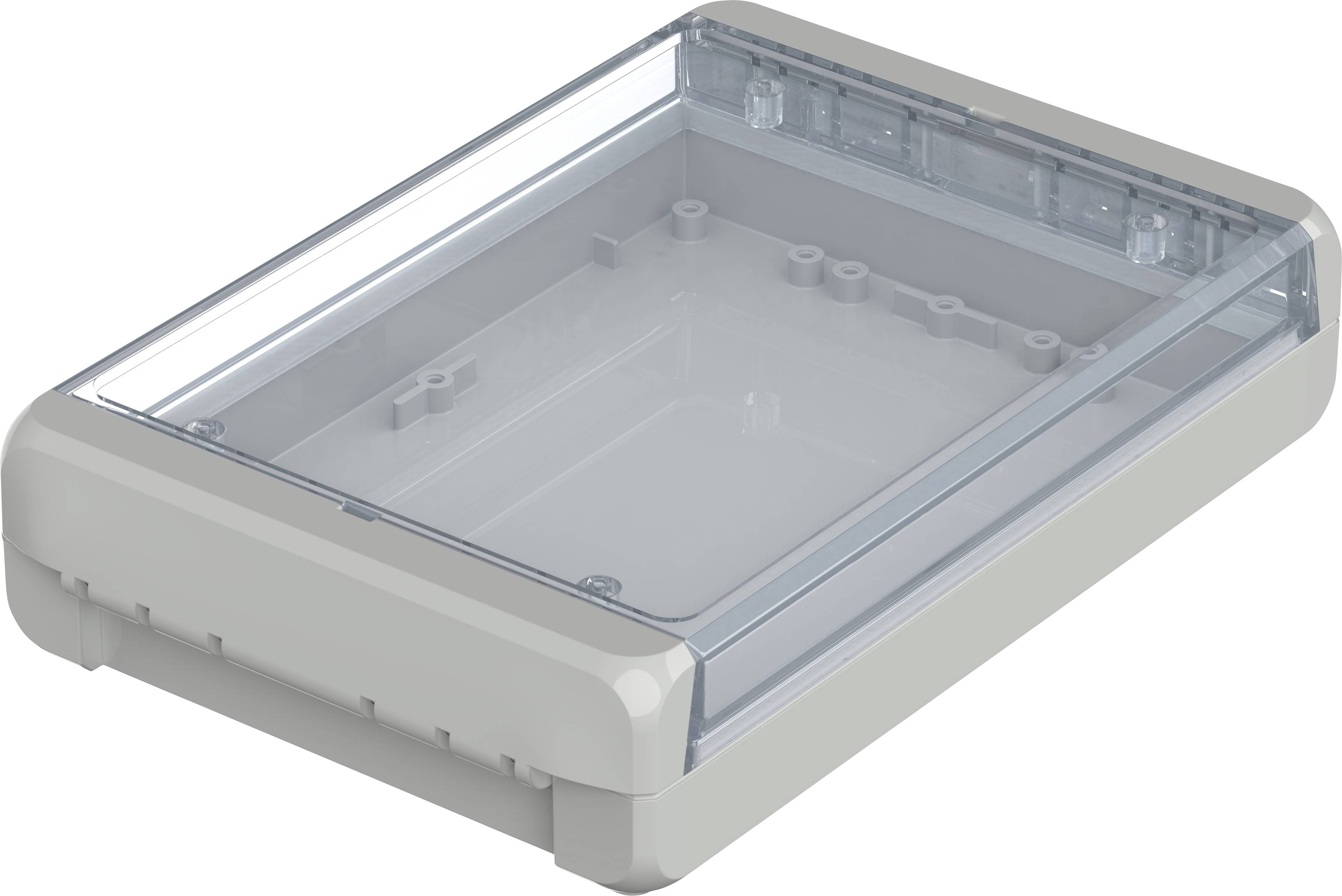 Bopla B 181304 PC-V0-G-7035 Bocube Gehäuse 96024245 Vonkajší kryt, (d x š x v) 191 x 125 x 40 mm, Polykarbonát V0, 1 ks