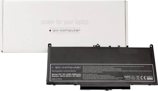 ipc-computer akumulátor do notebooku J60J5 Replace 7.6 V 5800 mAh Dell