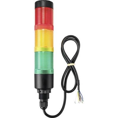 TRU COMPONENTS signalizačný stĺpik TC-9539296  LED červená, žltá, zelená 1 ks