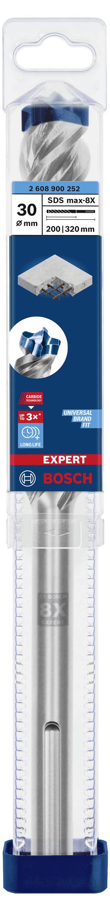 Kovový vrták v obale. Vhodný pre beztrieskové opracovanie nehrdzavejúcej ocele. Značka: Bosch, veľkosť: 3,0 mm. Vhodný pre oceľový plech.