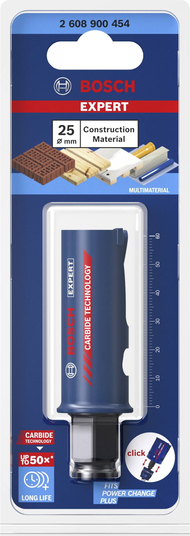Náhradný pílový list Bosch Expert, vhodný pre multimaterialové použitie, dĺžka 25 mm; pre stavebné a konštrukčné materiály.