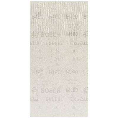 Obdĺžnikový, béžový brúsny papier značky Bosch so zrnitosťou K240, vhodný na jemné brúsenie.