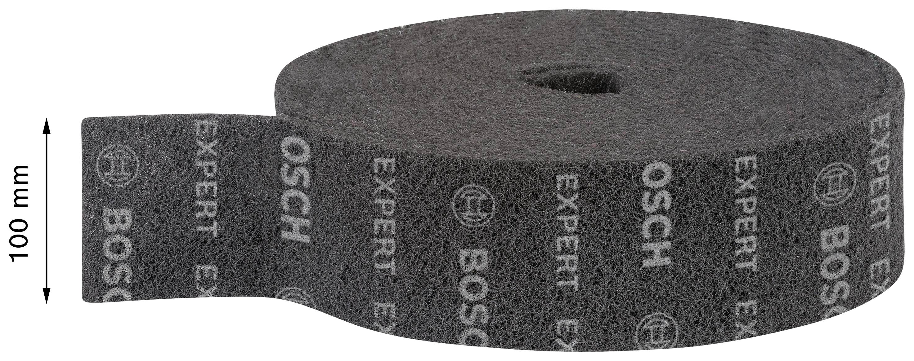 Brúsny pás 'Bosch Expert', 100 mm široký, vhodný pre brúsne práce.