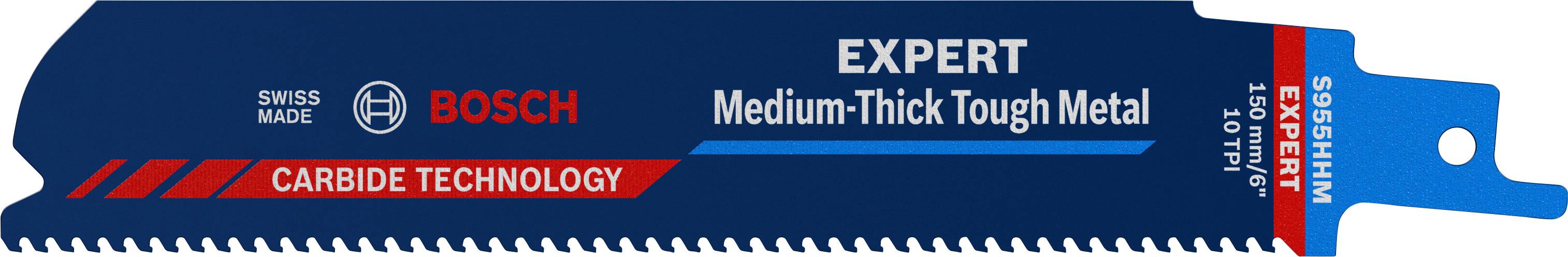 Bosch Accessories 2608900373 EXPERT „Stredne silný tvrdý kov“ S 955 HHM pílový list s vratným pohybom, 1 kus Dĺžka rezac