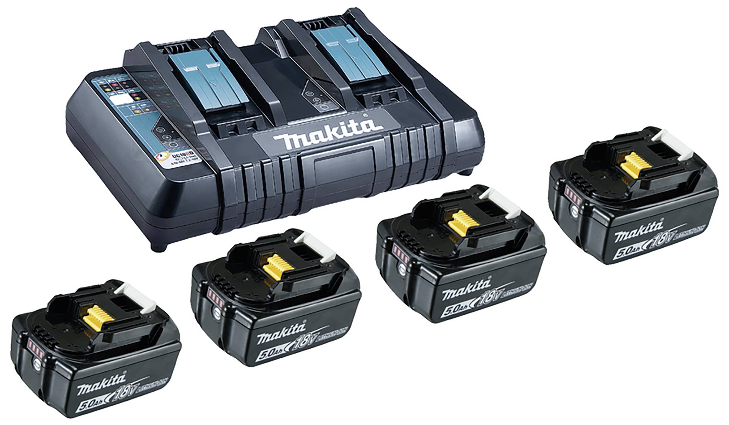 Makita BL 1850B + DC18RD 199483-0 Batteria dellutensile e caricabatterie 18 V 5 Ah Li-Ion