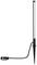 Svetelný senzor s hrotom do zeme a káblom, čierny, vhodný na meranie intenzity svetla vonku.