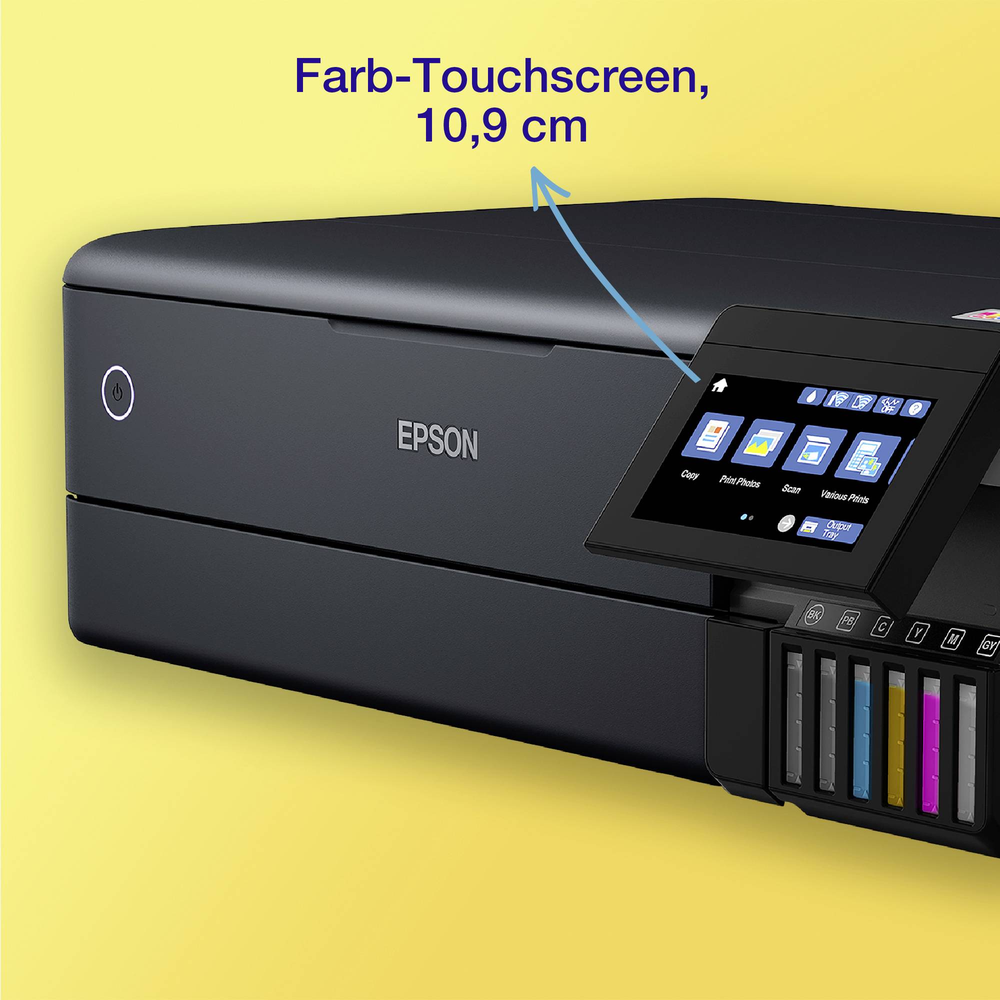Epson EcoTank ET-8550 multifunkčná tlačiareň A4, A3 tlačiareň, skener, kopírka duplexná, systém atramentového zásobníka,-15