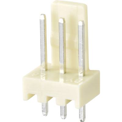 TRU COMPONENTS pinová lišta (štandardná) Počet pólov 3 Raster (rozteč): 2.54 mm TC-9556700 1 ks