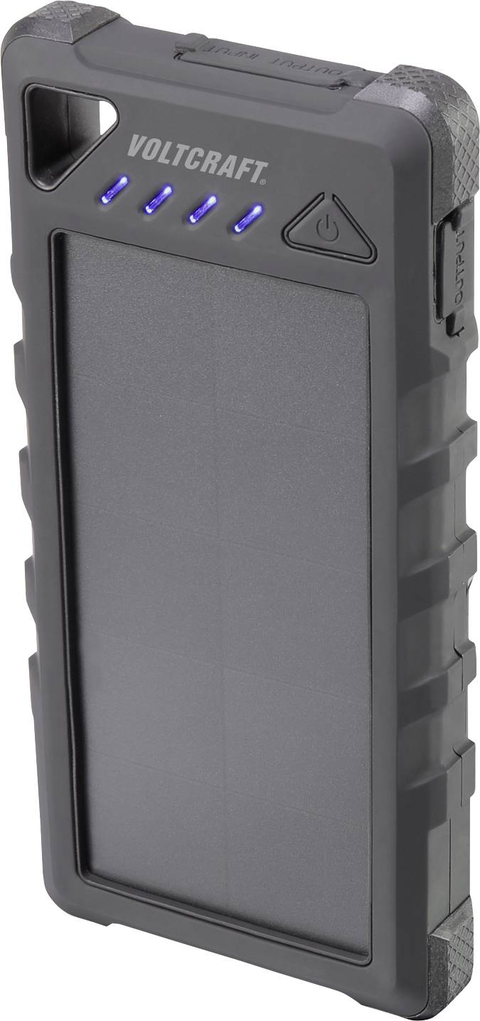 VOLTCRAFT VC-SL16000 VC-11946675 Powerbank solare Corrente di carica cella solare 280 mA 16000 mAh