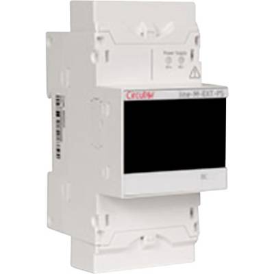 Biele elektrické meracie zariadenie s digitálnym displejom, ideálne na monitorovanie spotreby energie v domácnostiach alebo podnikoch.