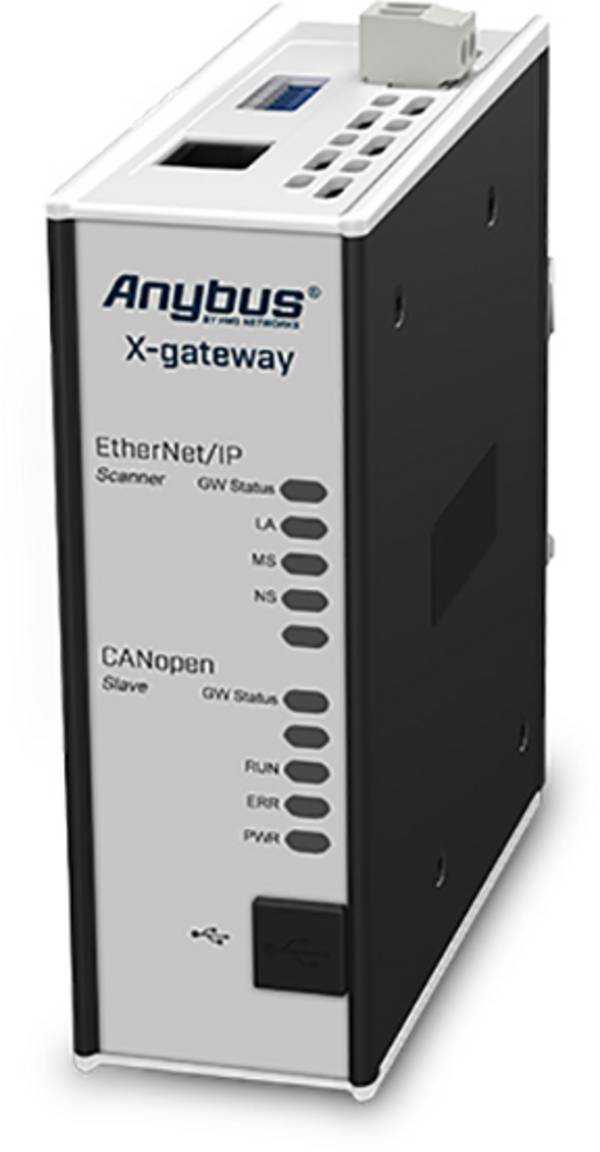 Anybus EtherNet/IP Master/CANopen Slave brána Ethernet/IP, 24 V/DC