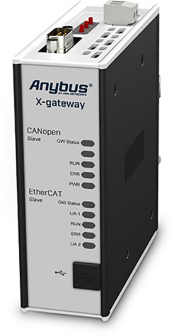 Anybus CANopen Slave/EtherCAT Slave brána 24 V/DC