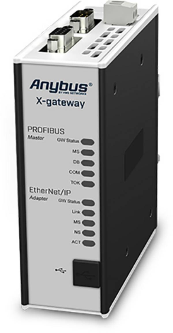 Anybus PROFIBUS DP-V0 Master/EtherNet/IP Slave brána 24 V/DC