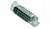 Strieborný D-Sub konektor s viacerými malými kolíkmi, používaný na pripojenie elektronických zariadení.