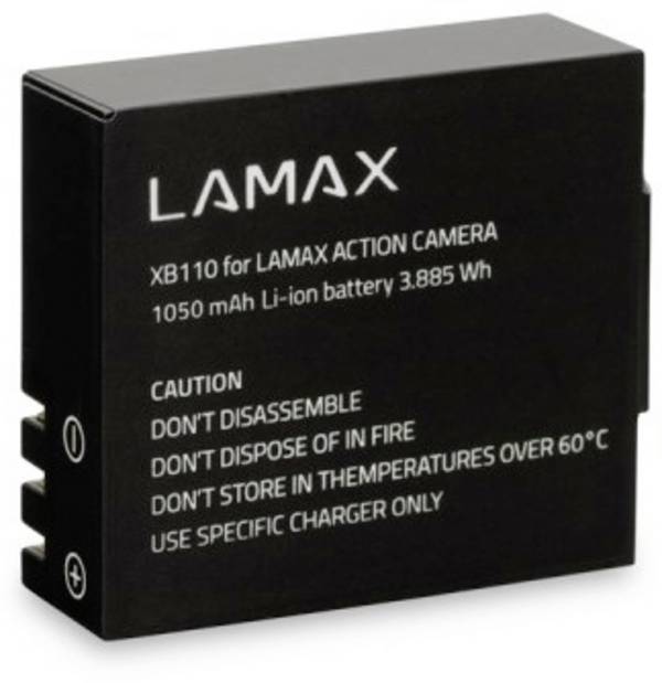 Lamax LMXBATX akumulátorový blok Vhodné pre: Lamax X3.1 Atlas, Lamax X7.1 NAOS, Lamax X8.1 Sirius, Lamax X8 Electra, Lamax X9.1, Lamax X10.1