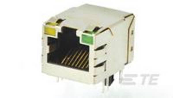 TE Connectivity TE AMP Mag45 Connectors with Magnetics Mag45 Connectors with Magnetics 1-6605752-1 1 ks