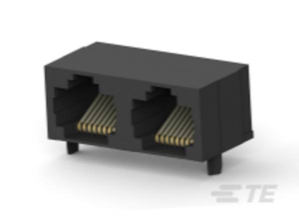 TE Connectivity TE AMP MODULAR JACKS - INVERTED AND LEDS MODULAR JACKS - INVERTED AND LEDS 5406526-1 1 ks